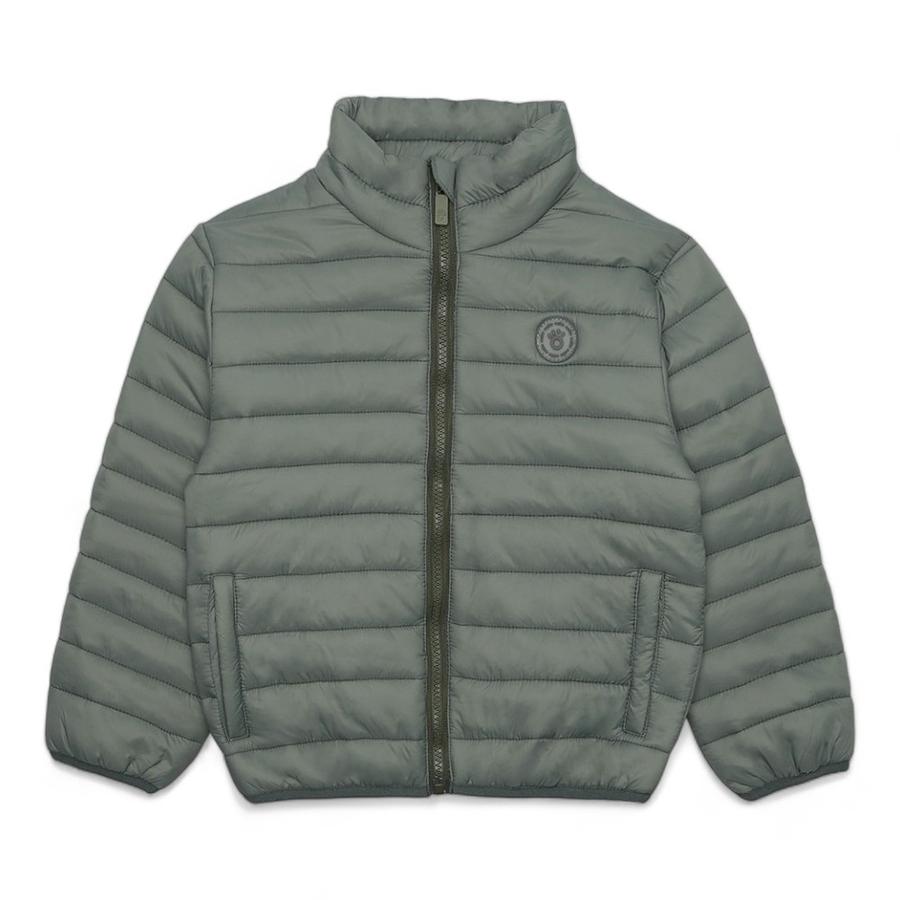 Parka Niño Osito Estampado Verde