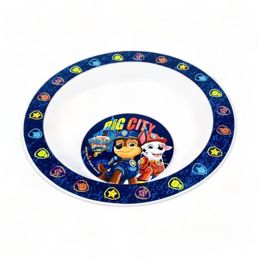 Bowl Infantil Paw Patrol Apto Microondas Azul