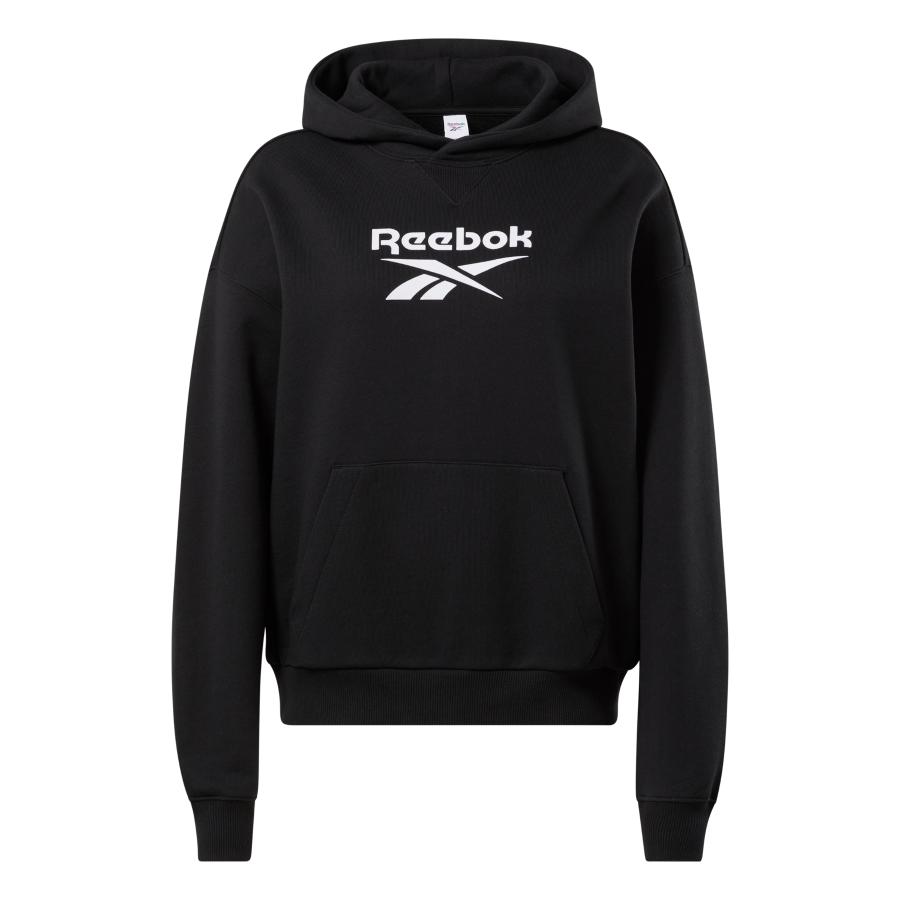 Poleron Con Capucha Mujer Classic Big Logo Negro Xs