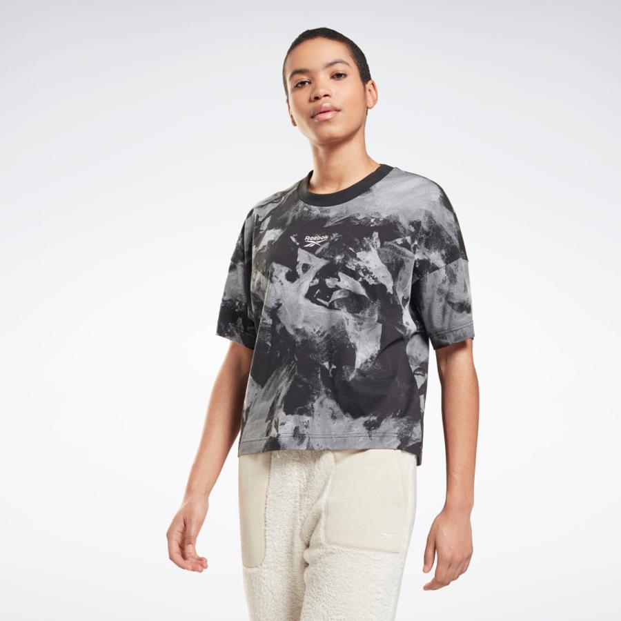Polera Mujer Reebok Tie-dye Myt Negro Negro Xs
