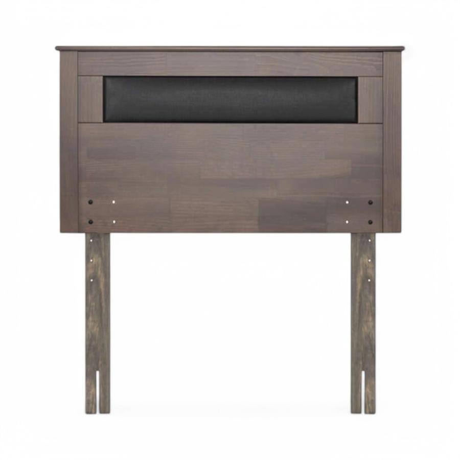Respaldo De Cama Rosen Ferrara 1.5 Plazas Gris