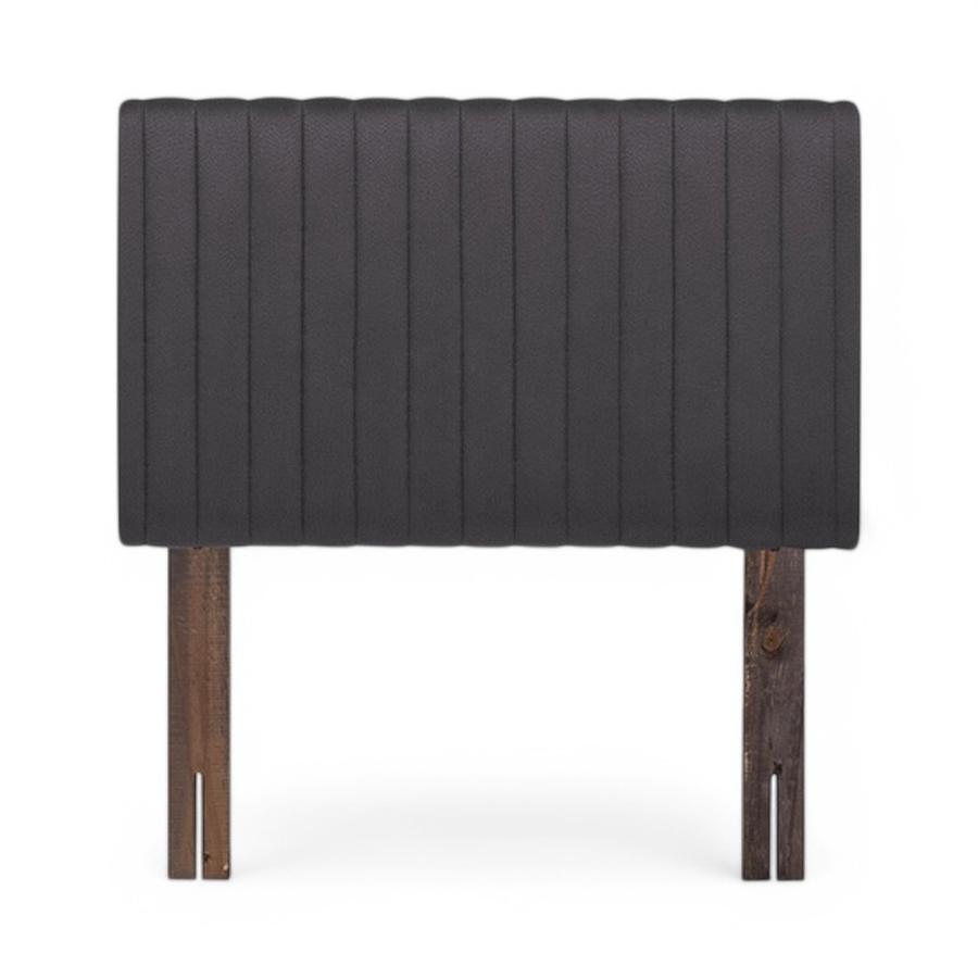 Respaldo De Cama Rosen Lucio Tela 1.5 Plazas Gris