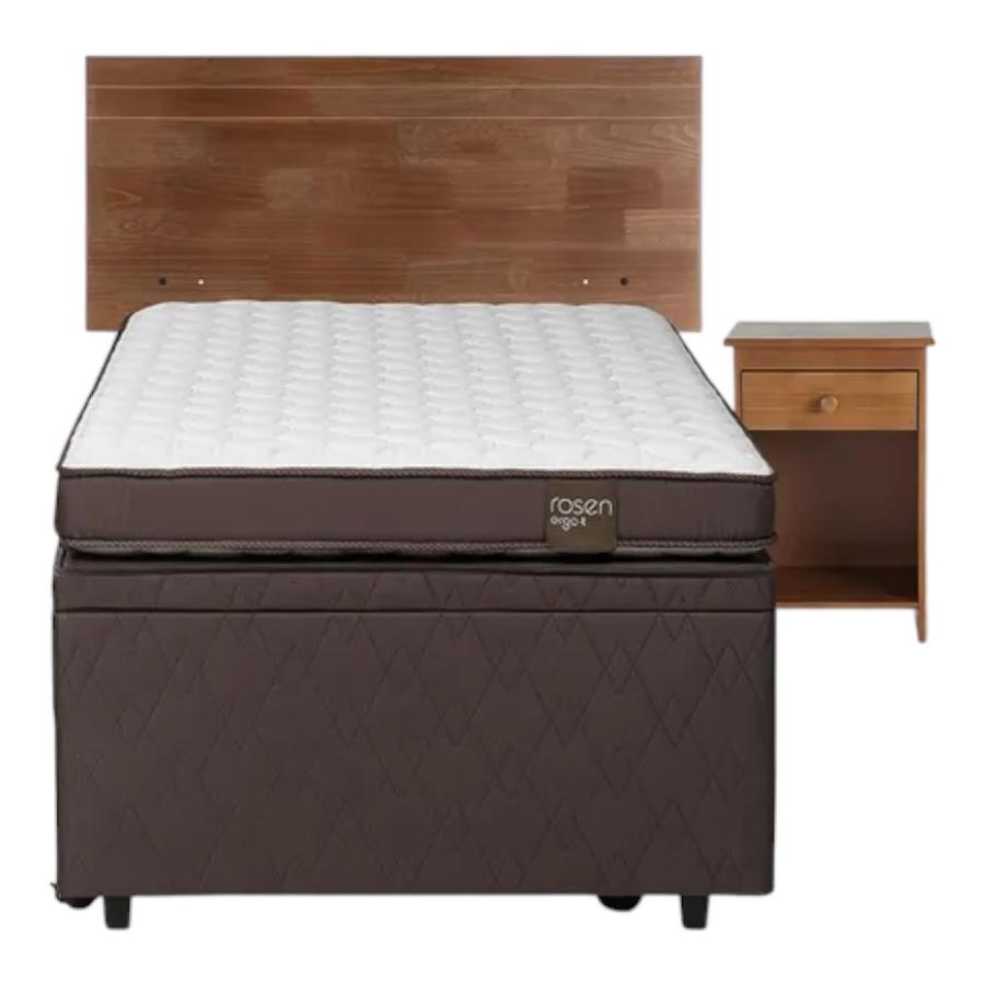 Bed Boxet Rosen Ergo T New 1,5 Plazas + Muebles Tabor