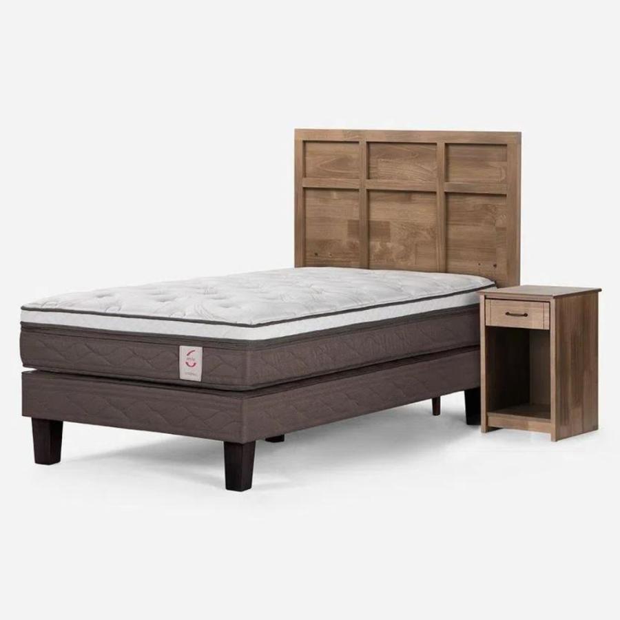 Cama Europea Rosen New Style 6 1,5 Plazas 1.05x2.00 Robin