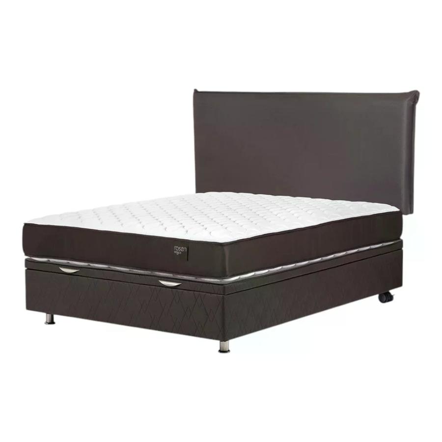 Cama Rosen Boxet Ergo-T New 2 Plazas con Respaldo Maurice