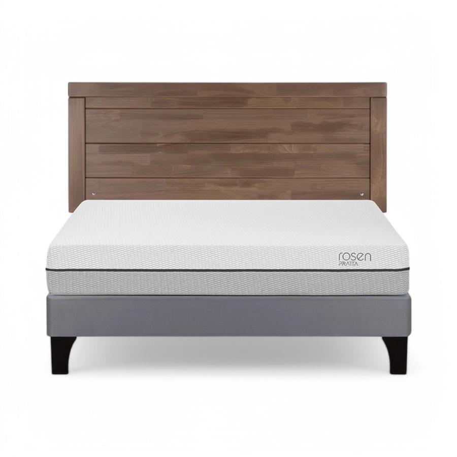 Cama Rosen Pratta 2 Plazas Completa + Respaldo Sicilia