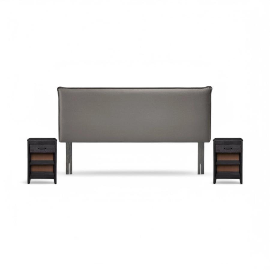 Set Muebles Rosen Maurice Tela King Gris