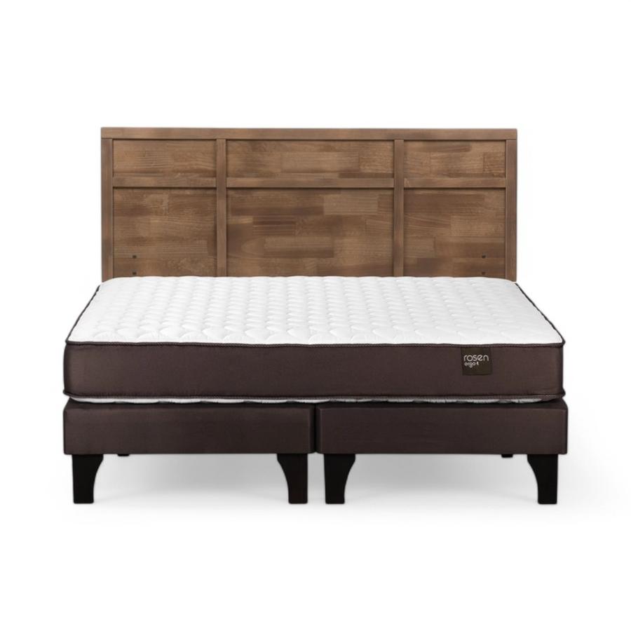 Cama Rosen Ergo T 2 Plazas Dividida + Respaldo Robin