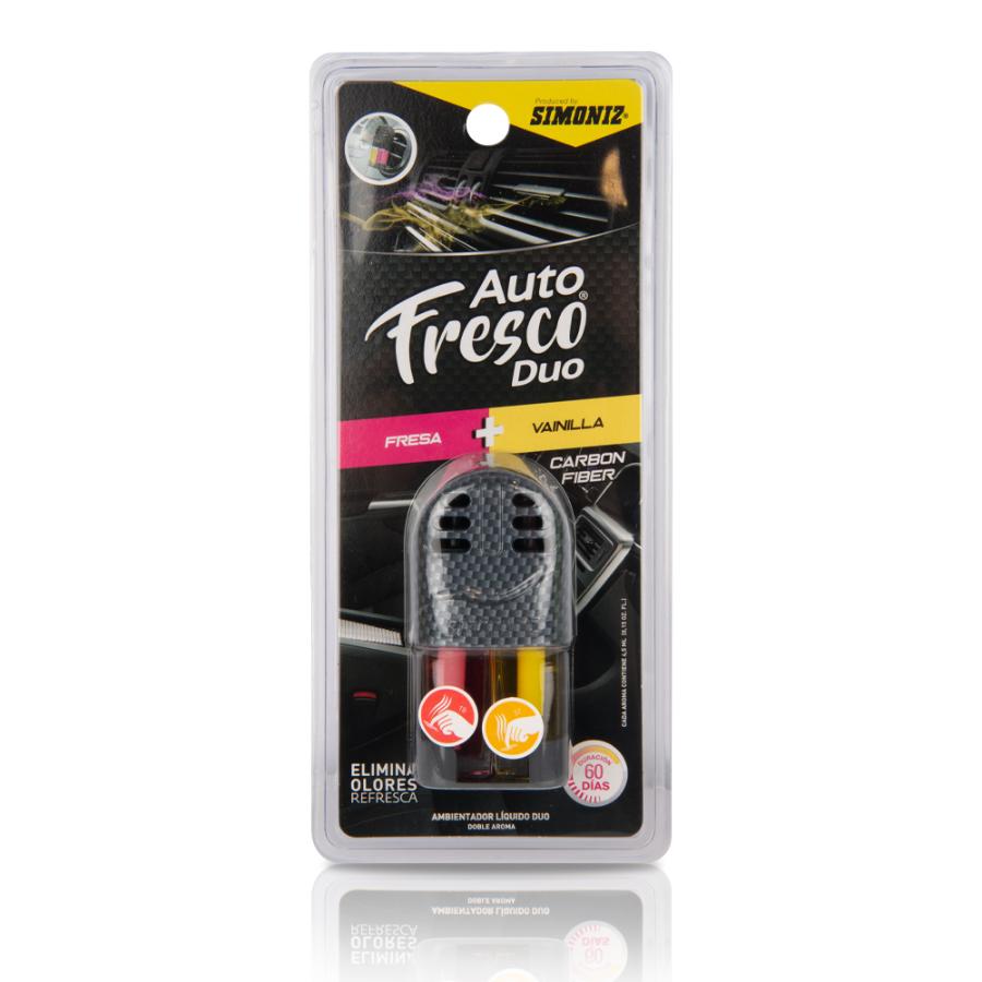 Ambientador Líquido Dúo Auto Fresco Fresa y Vainilla 4,5ml