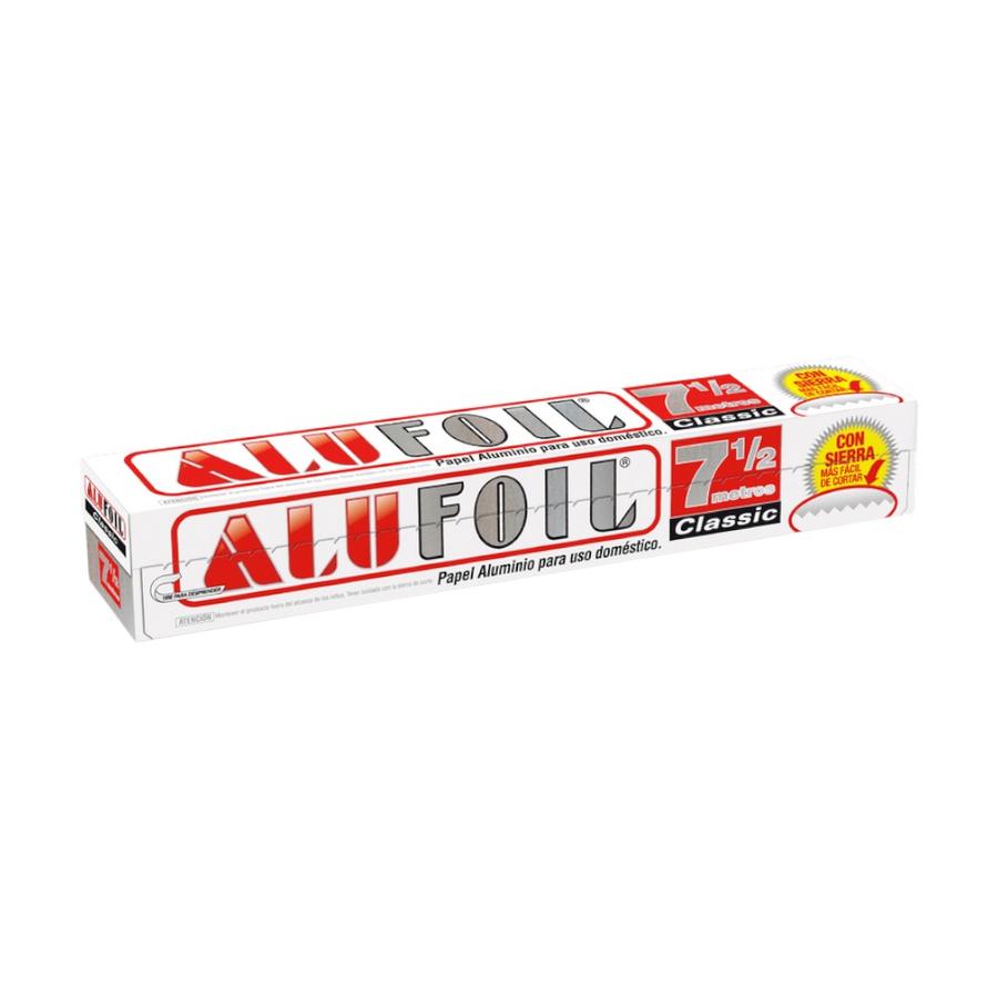 Papel Aluminio Alusa Foil 30x7,5 Metros