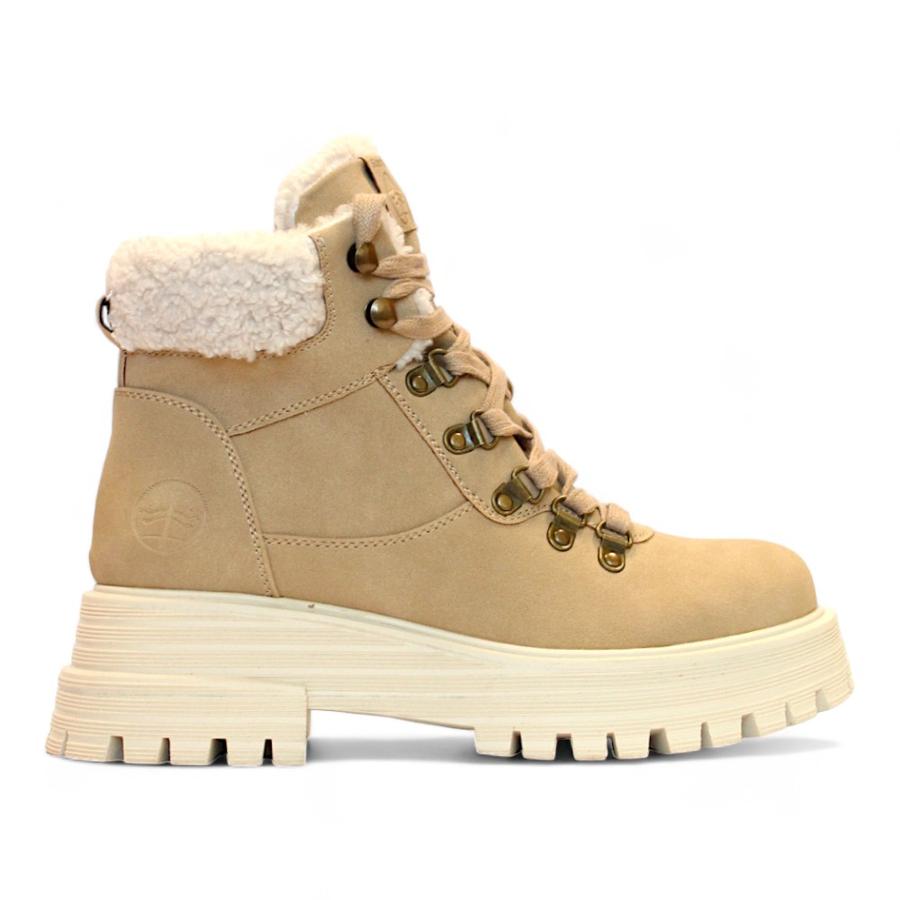 Botin Casual Mujer Steem land Ulzia CaféBeige 35 Ch