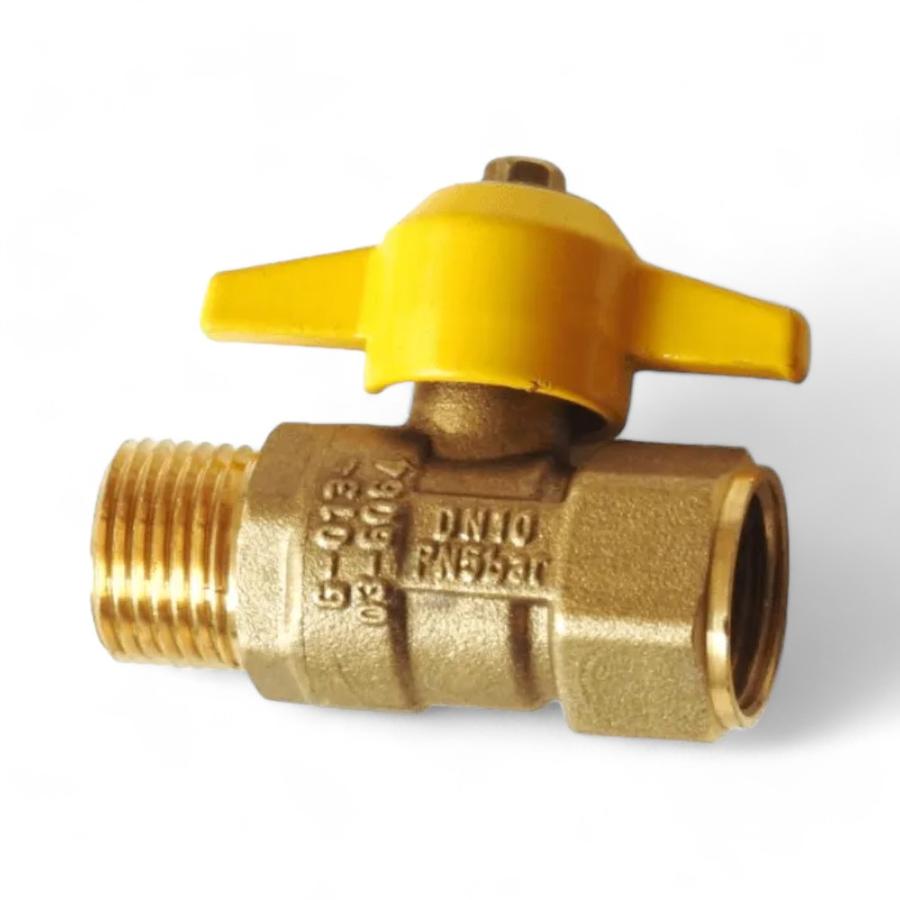 Llave De Paso Para Gas Taumm 1/2" Hi-He