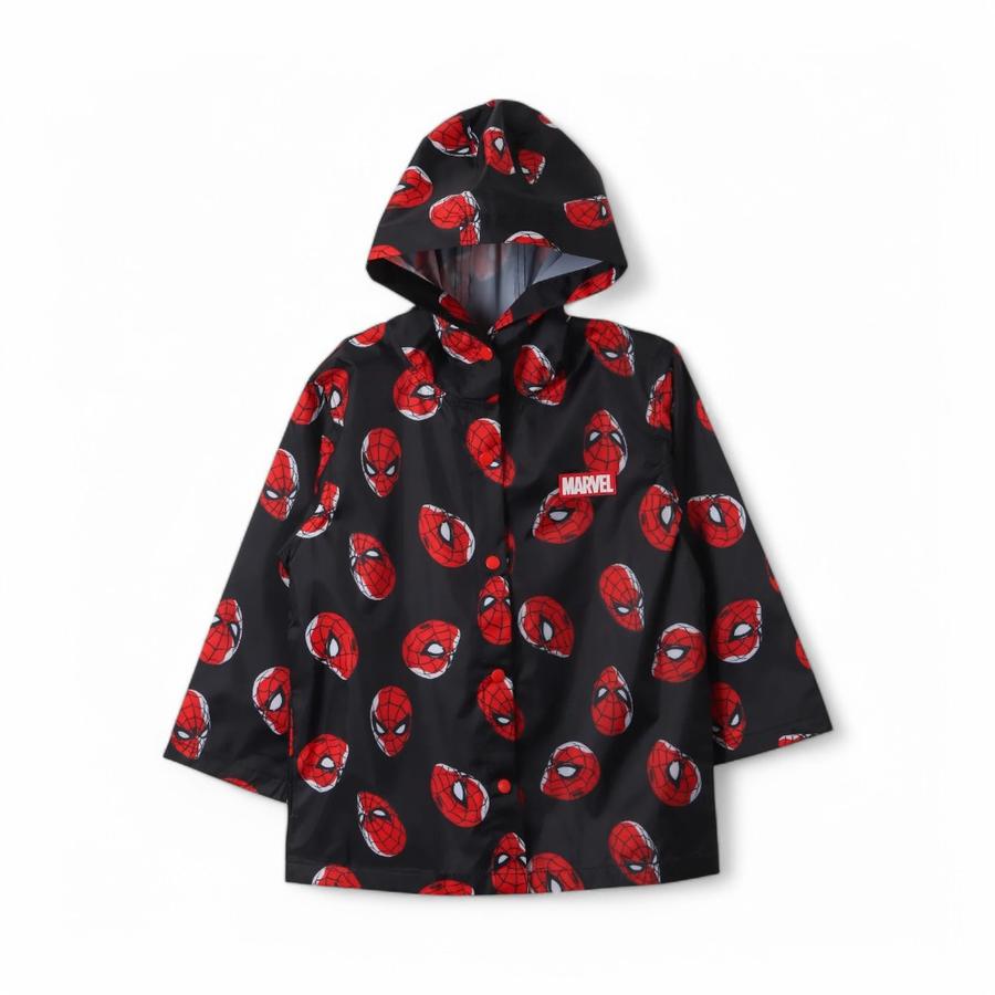 Chaqueta Impermeable Niños Marvel Spiderman Negro