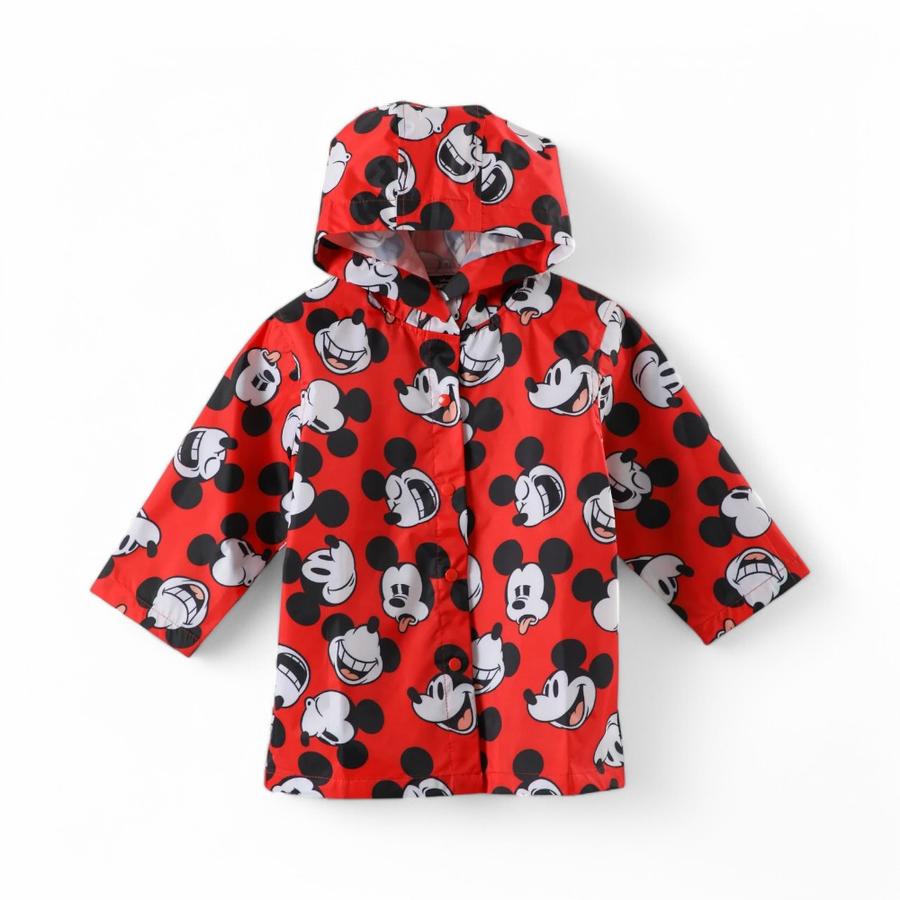 Chaqueta Impermeable Niños Disney Mickey Full Of Faces Rojo