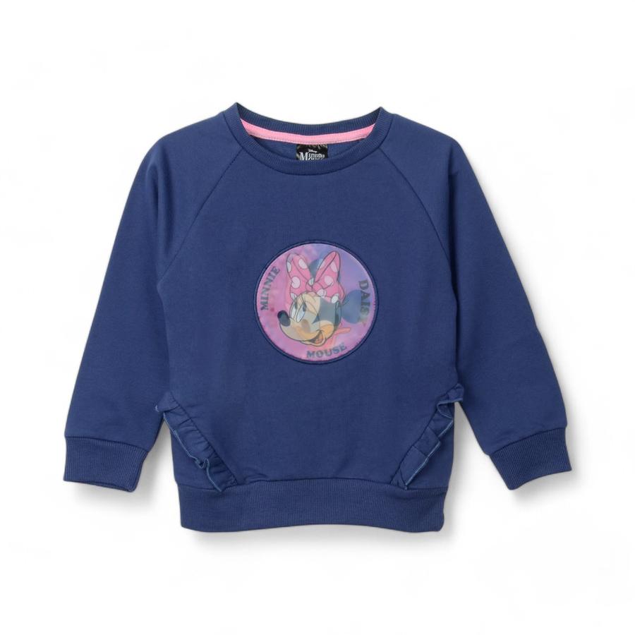 Polerón Infantil TBC Minnie Mouse Lenticular Cerrado Azul