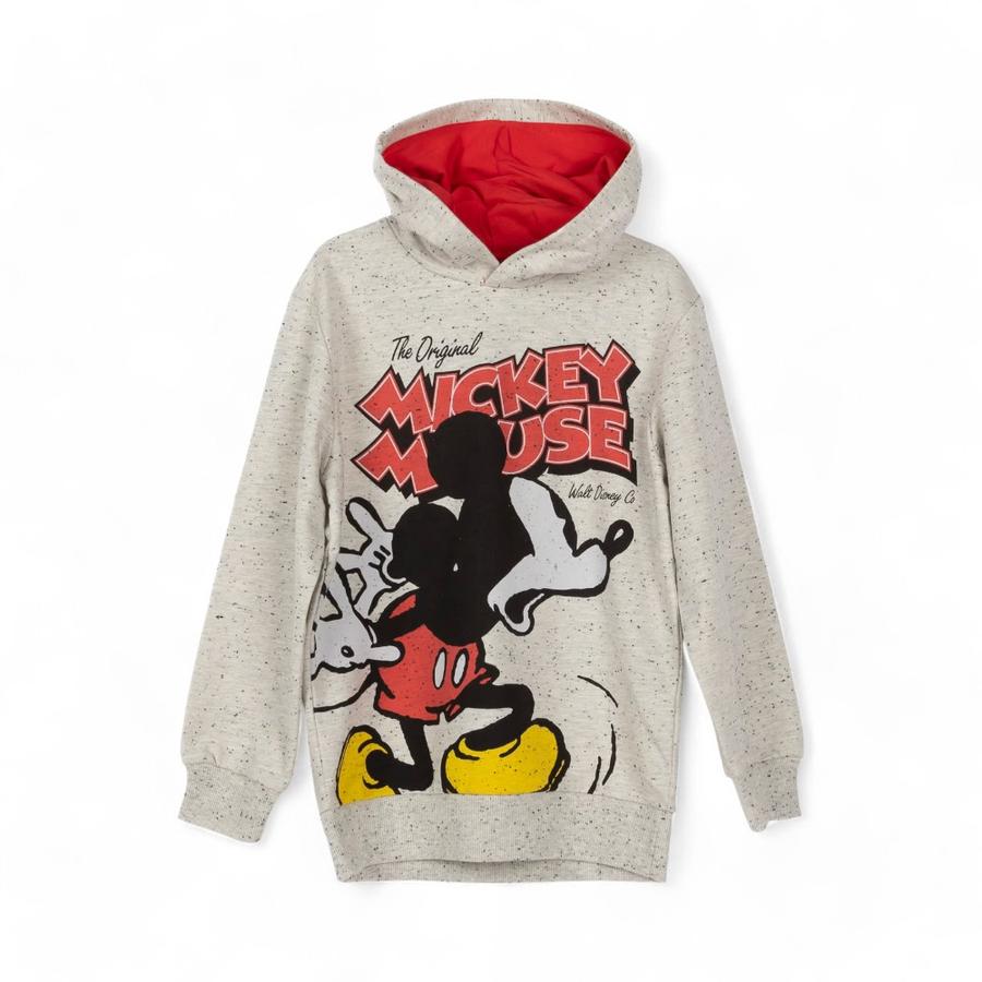 Polerón Infantil TBC Mickey Mouse Hoodie Blanco/Rojo