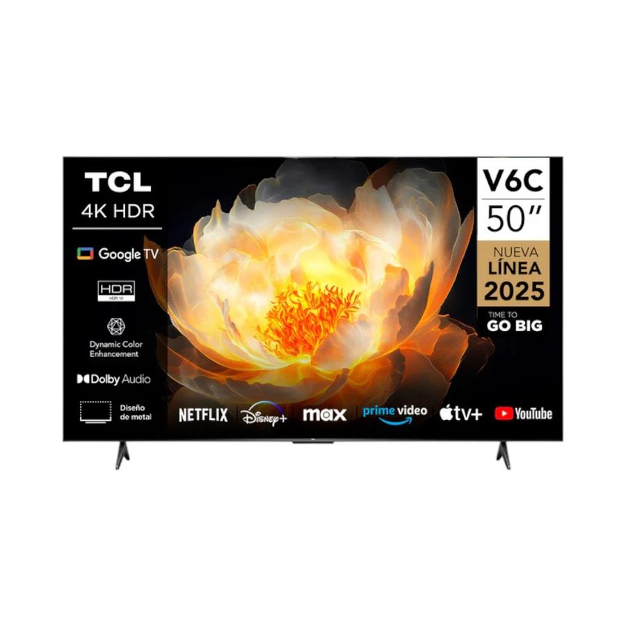 Smart TV LED 50V6C UHD 4K 50" Google TV Negro