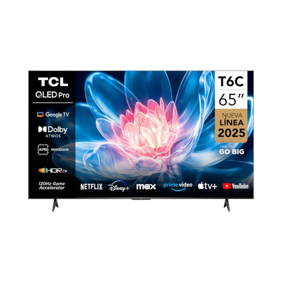 Smart TV TCL QLED 65T6C UHD 4K 65" Google TV Negro