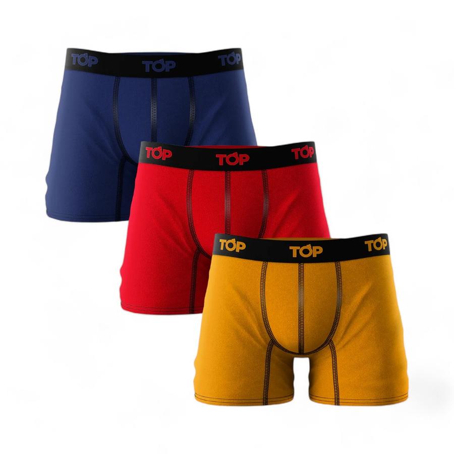 Pack 3 Boxers TOP C8 Microfibra Multicolor