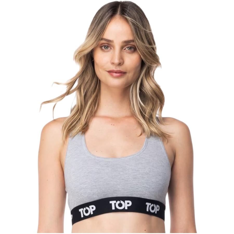 Peto Algodón C2 Mujer TOP Gris