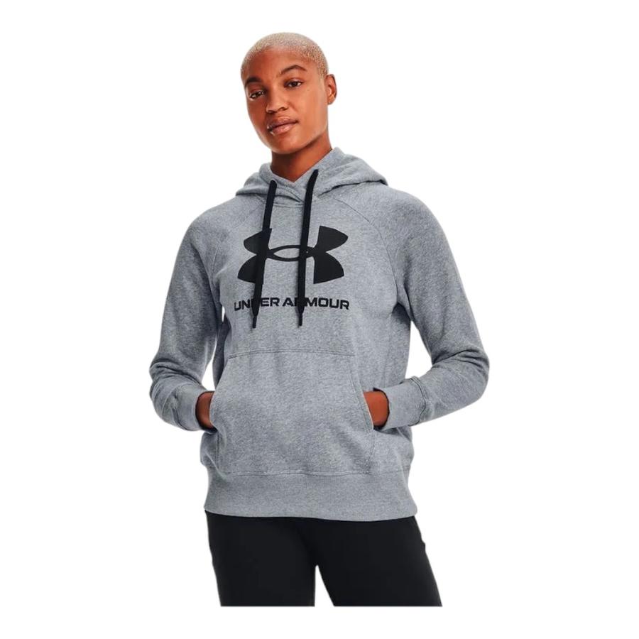 Polerón Mujer Under Armour Rival Fleece Logo GrisGris S