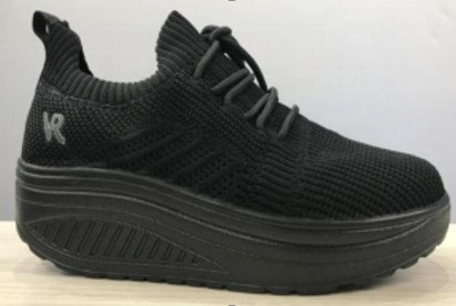 Zapatilla Casual Mujer Via Rosmini Damiani Negro Negro 35 Ch
