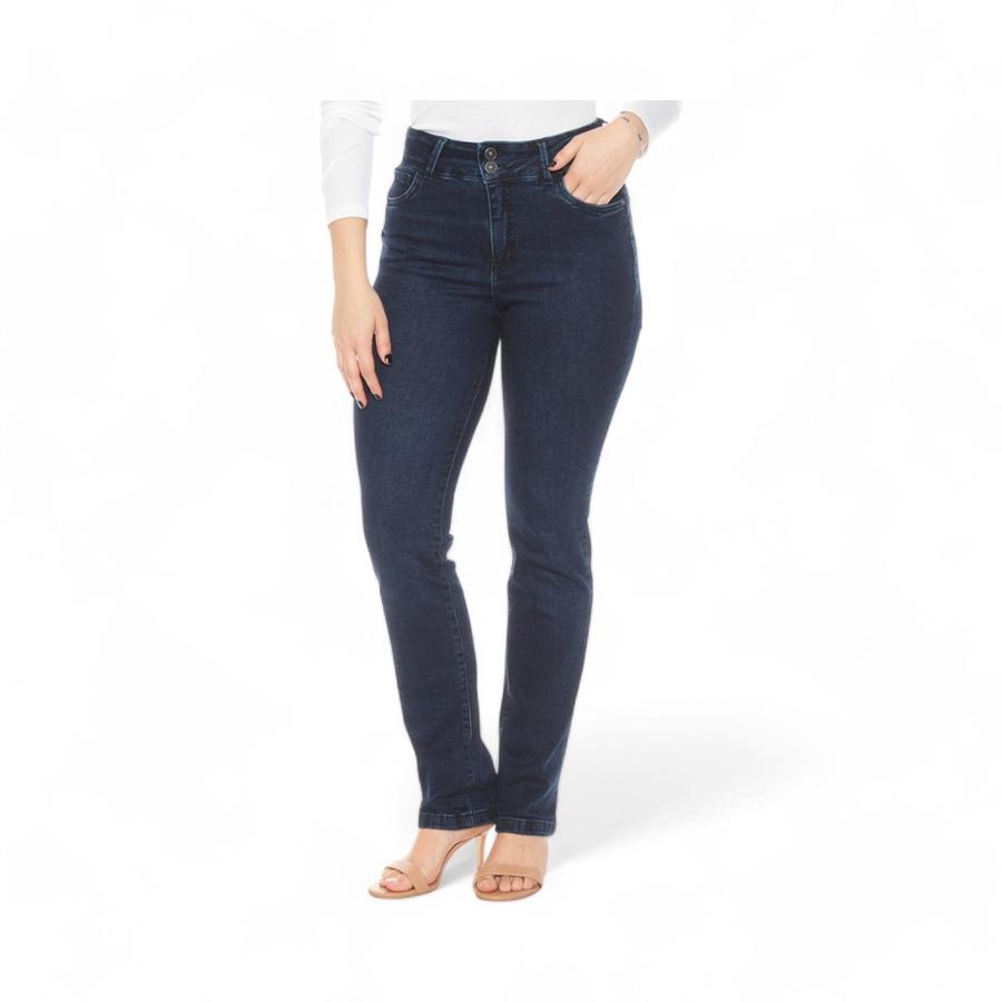 Jeans Mujer Wados J3370 Slim Tiro Alto Push Up Indigo