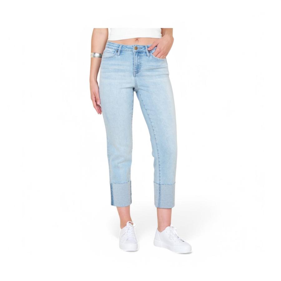 Jeans Mujer Wados P023360WA Recto Tiro Alto Celeste